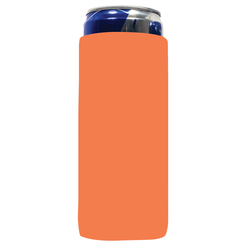 Slim Blank Can Cooler Sleeves, 4mm Skinny Neoprene - 1, 6 Units
