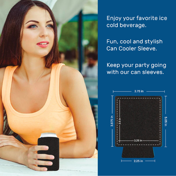 Mint Foam Can Coolers, 4mm Can 12 oz| Insulated Sleeves