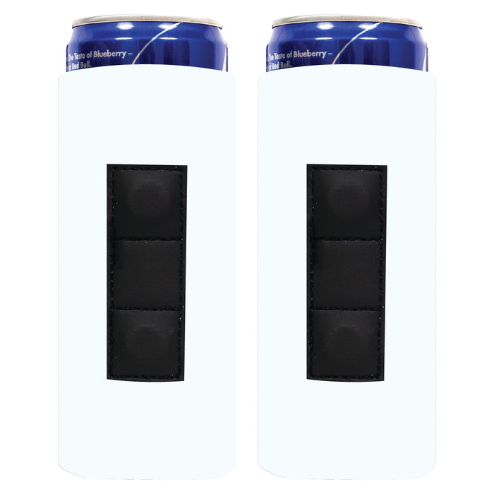 Magnetic Slim Can Cooler Sleeve 12 oz, 4mm Skinny Neoprene - 2 Unit
