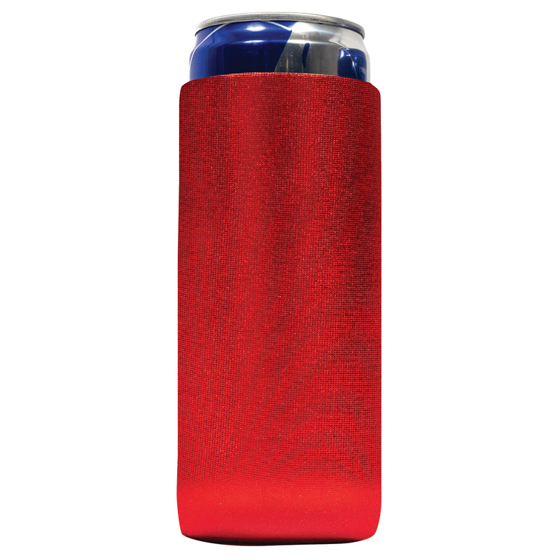 Slim Blank Can Cooler Sleeves, 4mm Skinny Neoprene - 1, 6 Units
