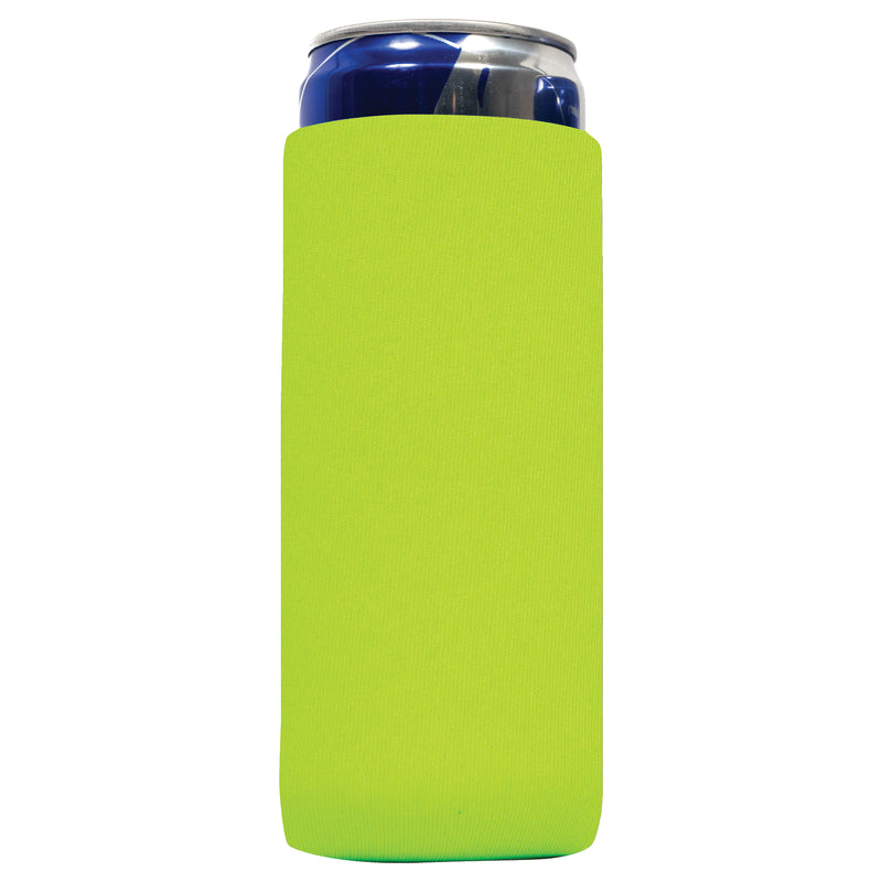 Slim Blank Can Cooler Sleeves, 4mm Skinny Neoprene - 1, 6 Units