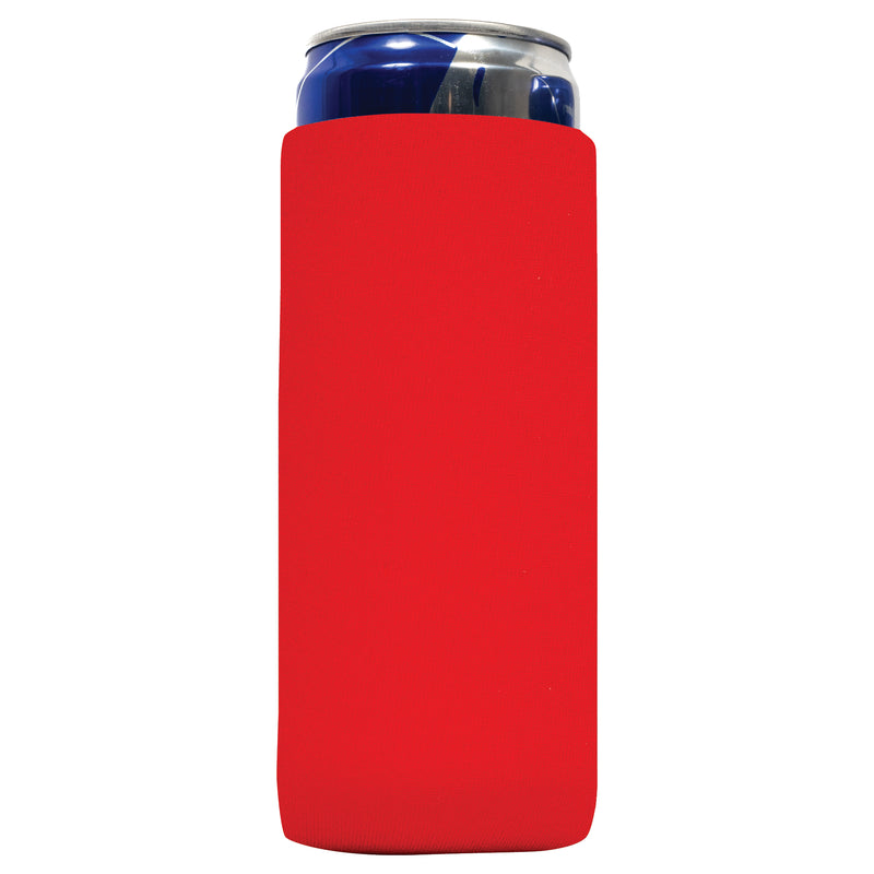 Slim Blank Can Cooler Sleeves, 4mm Skinny Neoprene - 1, 6 Units