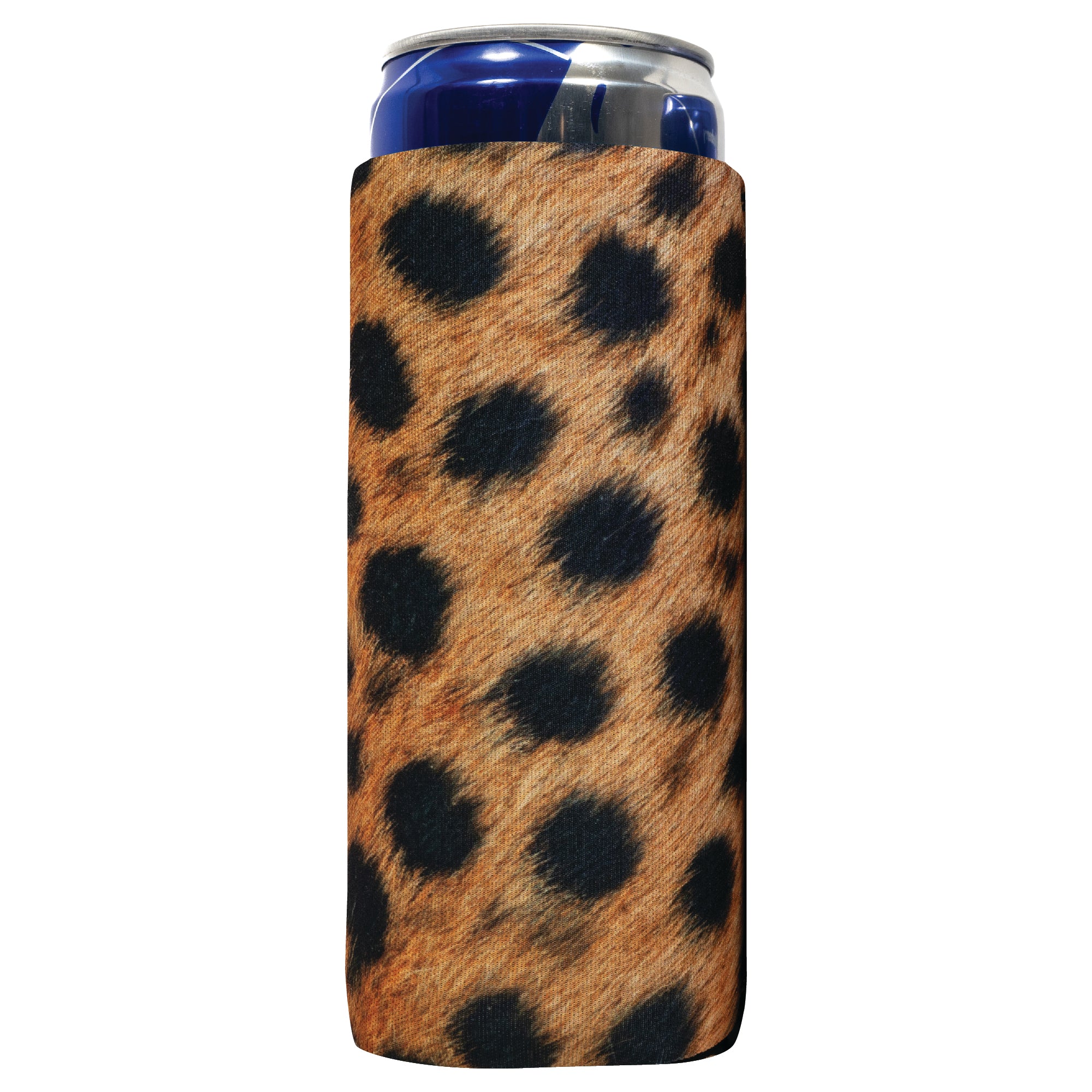 Neoprene Water Bottle Koozie 24 Ounce - Leopard Animal Print
