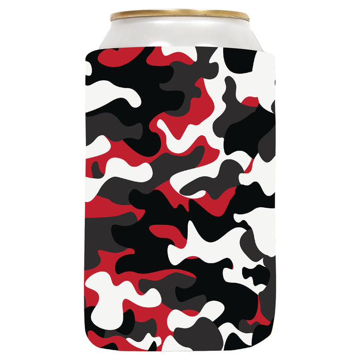 1 ,6 , 12 Slim Can Cooler, 4mm Neoprene 12 oz - Bright / Old Paisley