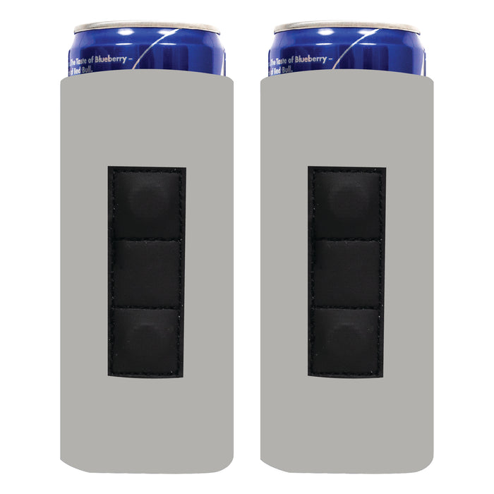 2 Unit Magnetic Slim Can Cooler Sleeve 12 oz, 4mm Neoprene
