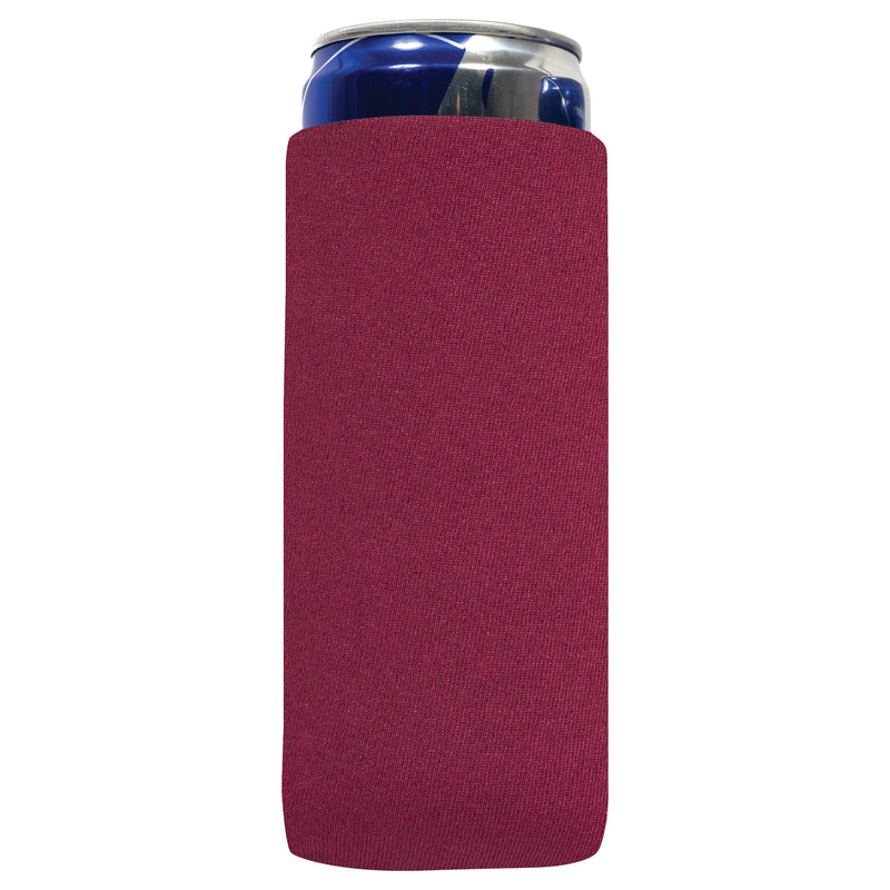 Slim Blank Can Cooler Sleeves, 4mm Skinny Neoprene - 1, 6 Units