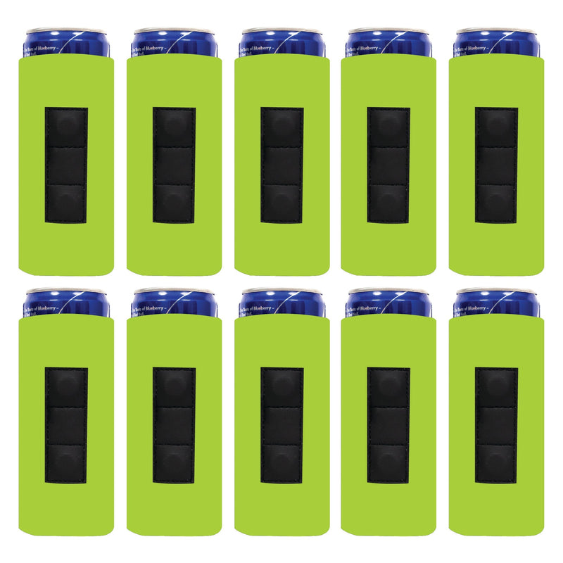 Magnetic Slim Can Cooler 12 oz, Blank 3 Magnets 4mm Neoprene - 100 Unit