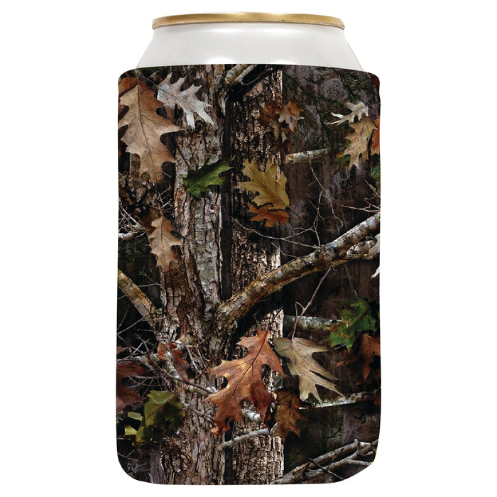 Camo Forest Neoprene 4mm Can Cooler Sleeves, Regular 12 oz