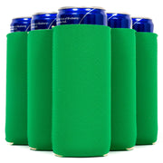 Slim Can Cooler Sleeves, Premium 4mm Skinny Can Coolers Neoprene 1, 6 and 12 Pack - QualityPerfection