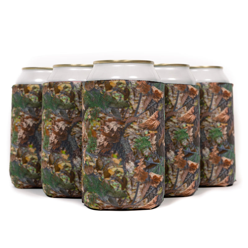 Real Tree Camo Can Cooler, 12 oz Regular Neoprene 4mm Thick