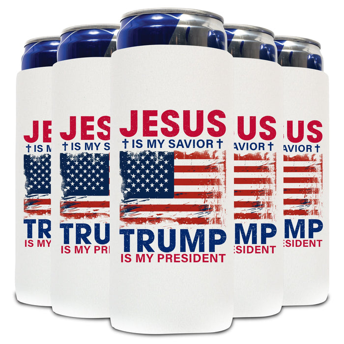 Trump 2024 Slim Can Cooler Sleeves, Neoprene 4mm - 1, 6