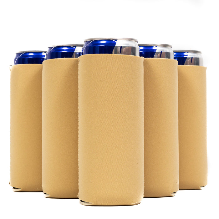 Slim Blank Can Coolers, Skinny Coolie 4mm Neoprene - 100 Pack