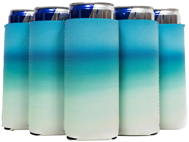 Slim Can Sleeves, Neoprene Premium 4mm Pattern - 25 Units, Bulk