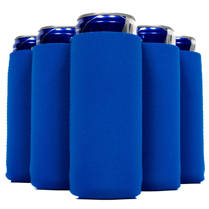 Slim Blank Can Coolers, Skinny Coolie 4mm Neoprene - 100 Pack