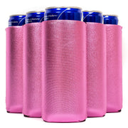Slim Can Cooler Sleeves, Premium 4mm Skinny Can Coolers Neoprene 24 Pack - QualityPerfection