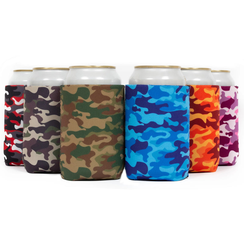 Pattern Regular  Coozies 4mm Neoprene Bulk 12 oz - 24, 12, 6 units