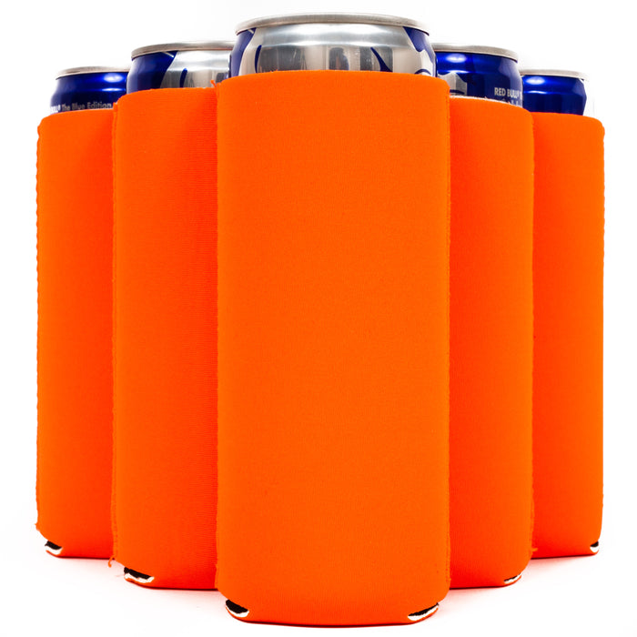 Slim Blank Can Coolers, Skinny Coolie 4mm Neoprene - 100 Pack