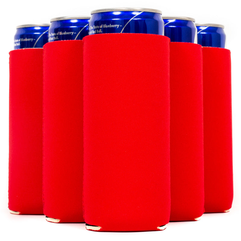 Slim Blank Can Coolers, Skinny Coolie 4mm Neoprene - 100 Units