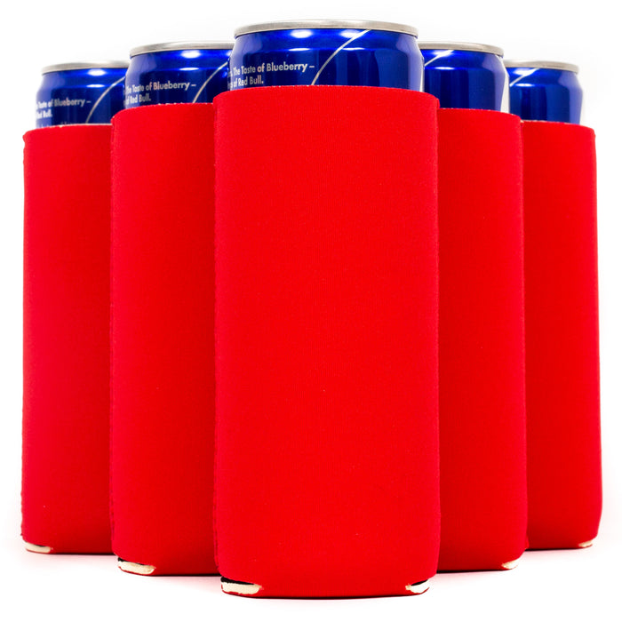 Slim Blank Can Coolers, Skinny Coolie 4mm Neoprene - 100 Pack