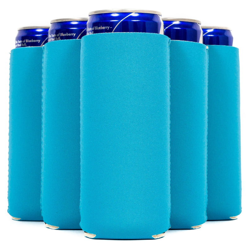 Slim Can Cooler Sleeves, Premium 4mm Skinny Can Coolers Neoprene 24 Pack - QualityPerfection