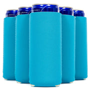 Slim Can Cooler Sleeves, Premium 4mm Skinny Can Coolers Neoprene 1, 6 and 12 Pack - QualityPerfection