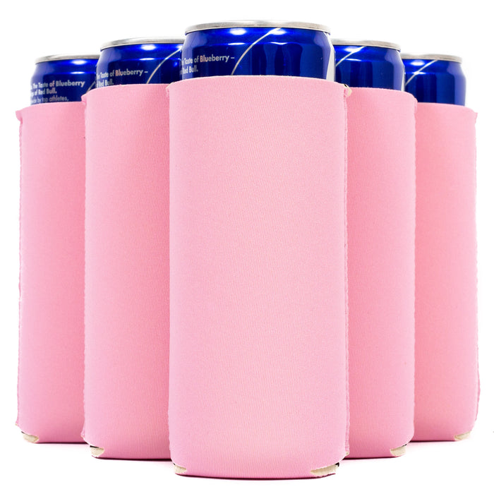 Slim Blank Can Coolers, Skinny Coolie 4mm Neoprene - 100 Pack