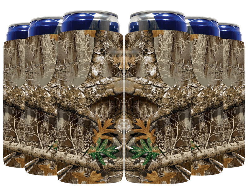 Slim Can Sleeves, Neoprene Premium 4mm Pattern - 25 Units, Bulk