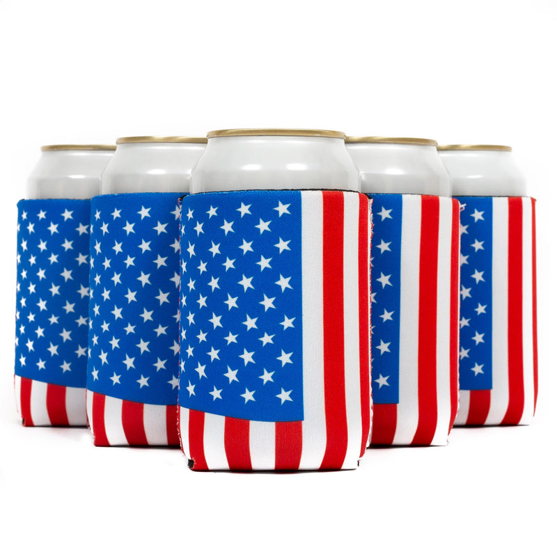 Pattern Regular  Coozies 4mm Neoprene Bulk 12 oz - 24, 12, 6 units