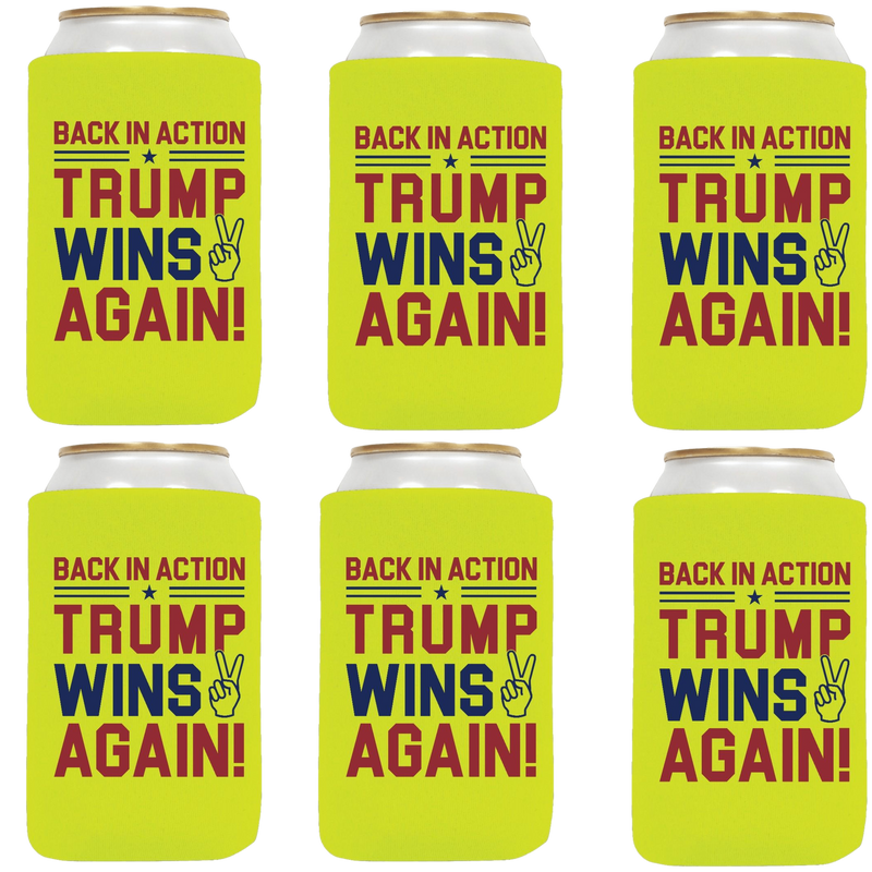 President Trump - 8 Designs - Regular 12 oz Can Sleeves, Neoprene 4mm - 1,2 and 6 units