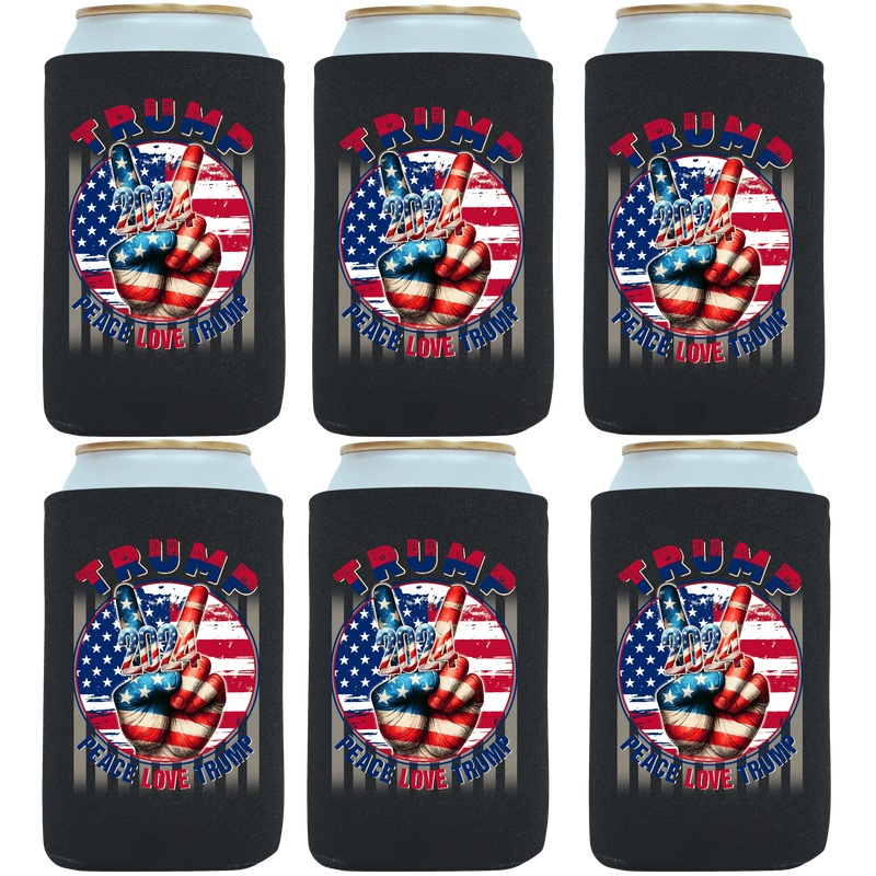 President Trump - 8 Designs - Regular 12 oz Can Sleeves, Neoprene 4mm - 1,2 and 6 units