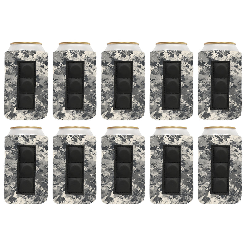 Magnetic Can Sleeve 12 oz Regular Blank Neoprene 4mm Thick - 100 Units Bulk - 3 magnets