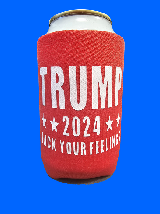 Trump 2024 Regular Can Koozie© Sleeves, Neoprene 4mm - Made To Order -Custom 1 Color Ink
