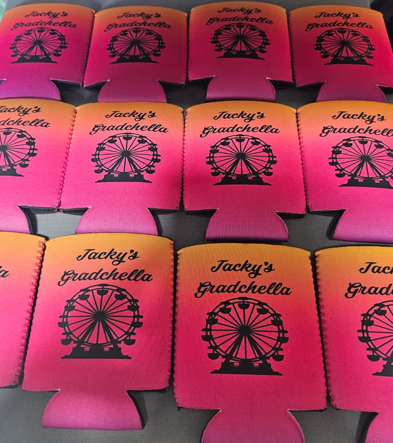 25 Units Custom Magnetic Can Cooler Sleeve Regular 12oz, 4mm Neoprene | QualityPerfection