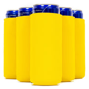 Slim Can Cooler Sleeves, Premium 4mm Skinny Can Coolers Neoprene 24 Pack - QualityPerfection