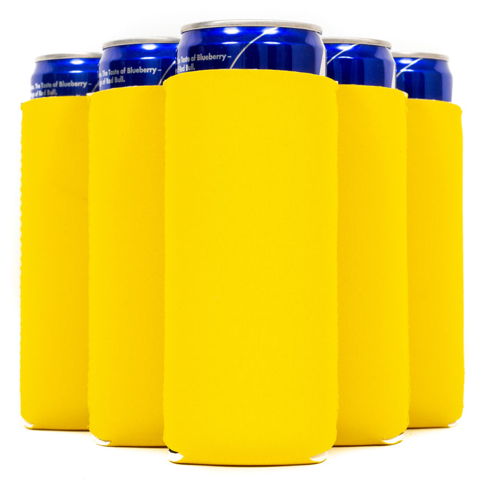 Slim Blank Can Coolers, Skinny Coolie 4mm Neoprene - 100 Pack