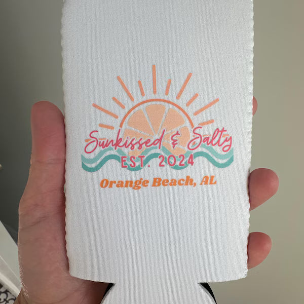 25 Units Custom Magnetic Can Cooler Sleeve Regular 12oz, 4mm Neoprene | QualityPerfection