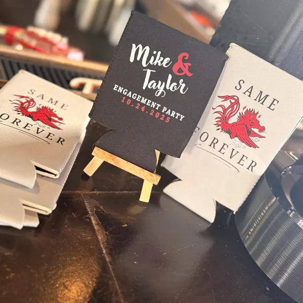 25 Units Custom Magnetic Can Cooler Sleeve Regular 12oz, 4mm Neoprene | QualityPerfection