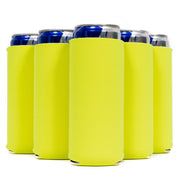 Slim Can Cooler Sleeves, Premium 4mm Skinny Can Coolers Neoprene 24 Pack - QualityPerfection