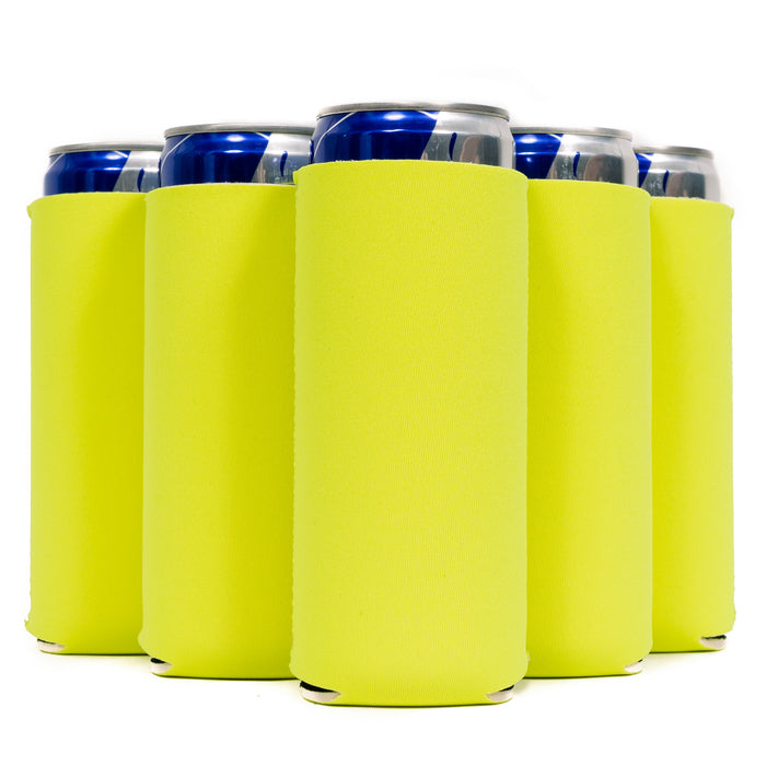 Slim Blank Can Coolers, Skinny Coolie 4mm Neoprene - 100 Pack