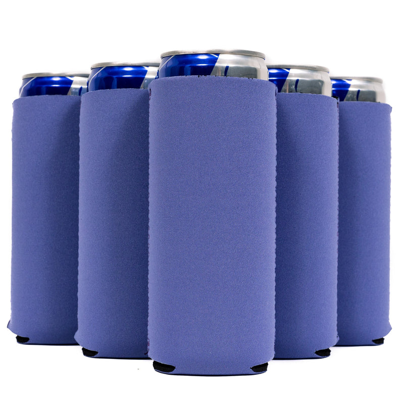 Slim Can Cooler Sleeves, Premium 4mm Skinny Can Coolers Neoprene 24 Pack - QualityPerfection