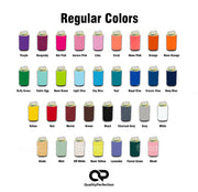 Metallic Gold Blank Neoprene Can Cooler Sleeve, 12oz Regular Size 4mm Thickness - QualityPerfection