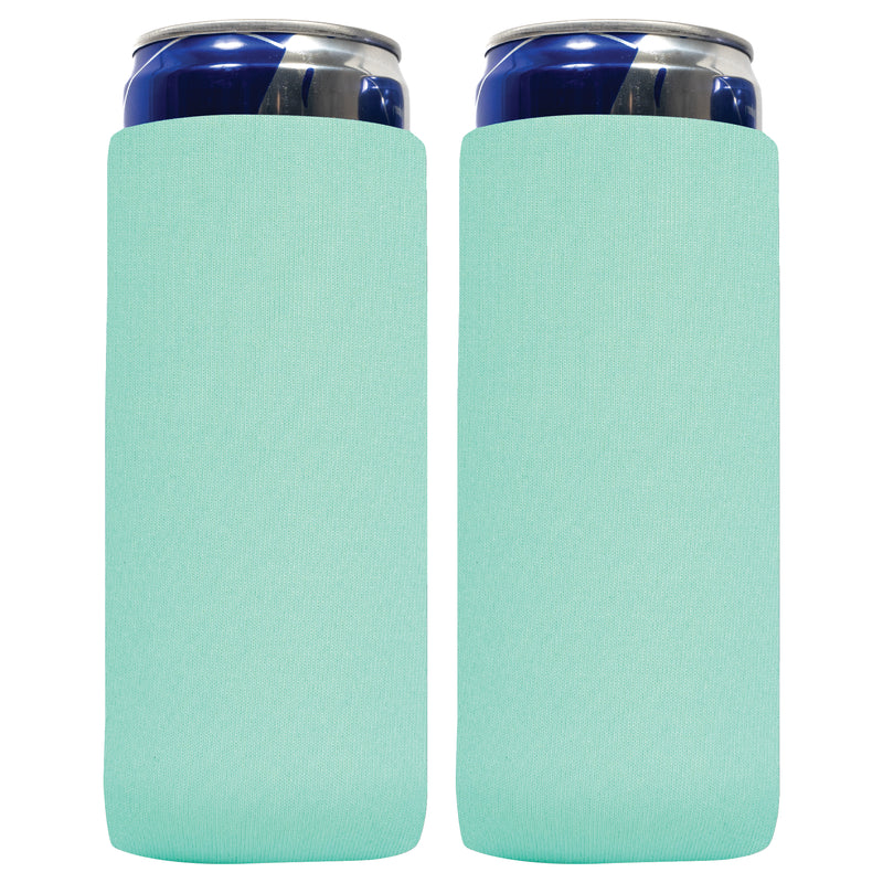 Slim Can Cooler Sleeves, Premium 4mm Skinny Can Coolers Neoprene 1, 6 and 12 Pack - QualityPerfection