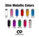Slim Metallic Blank Neoprene Can Cooler Slim Skinny Coolie - QualityPerfection