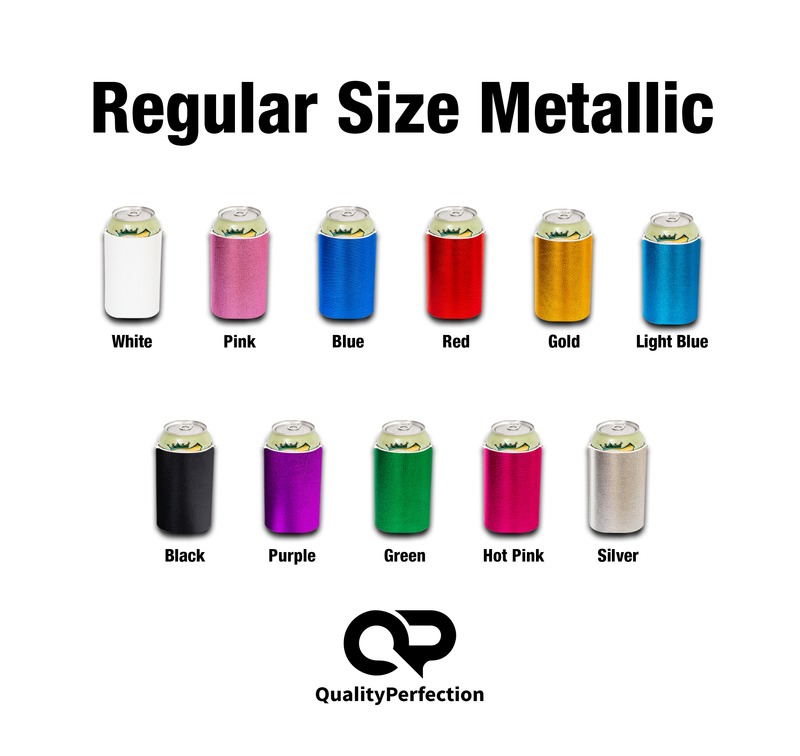 Regular Blank Can Coolers 4mm Neoprene, Bulk 12 oz - 25 Units
