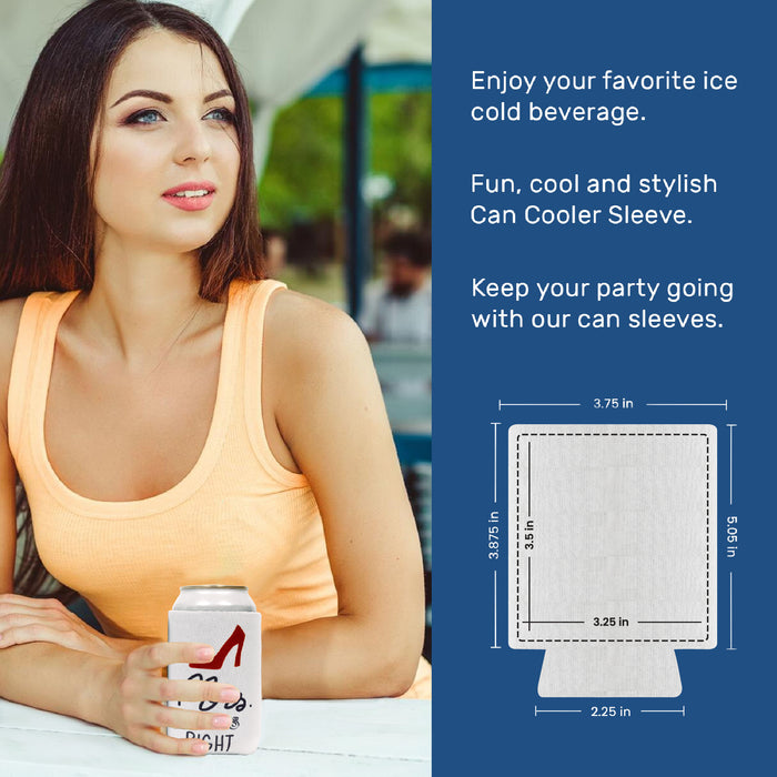 Can Cooler Sleeves 2 Sets Regular+2 Sets Slim 4 Pack (Mr. & Mrs) - QualityPerfection