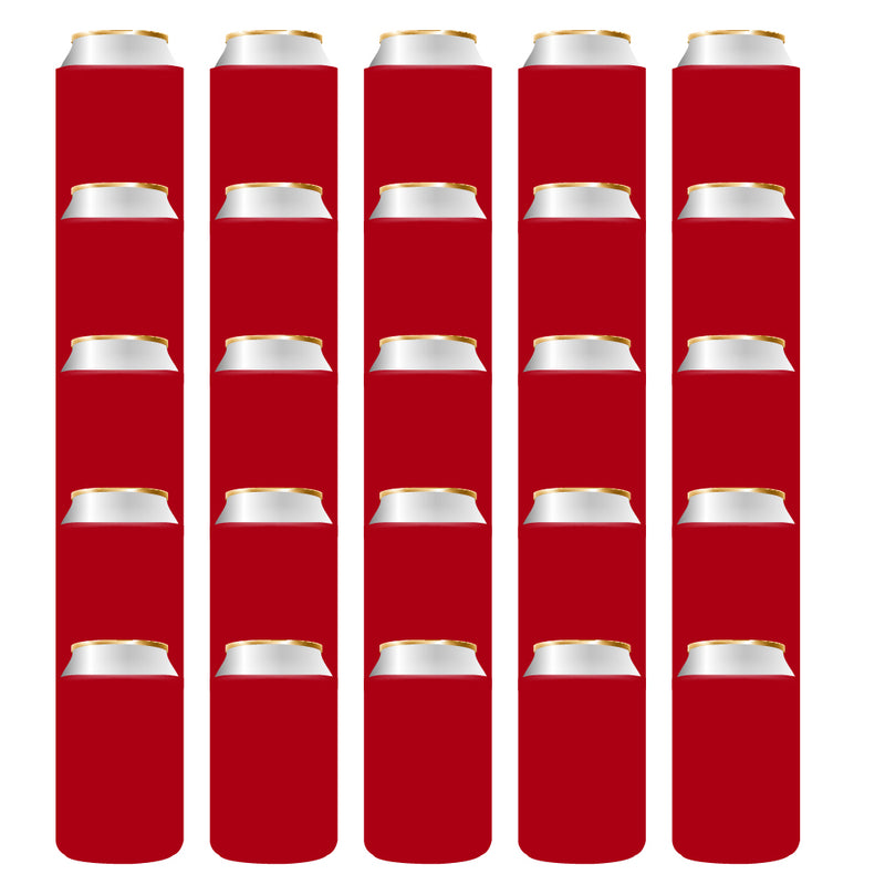 100 Can Coolers Sleeve, Wholesale Foam Insulated Regular 12 oz Can - QualityPerfection