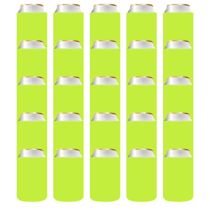 50 Can Cooler Sleeves, Wholesale Bulk Can Coolies Foam Beer Insulated Sleeves Regular 12 oz Can - QualityPerfection