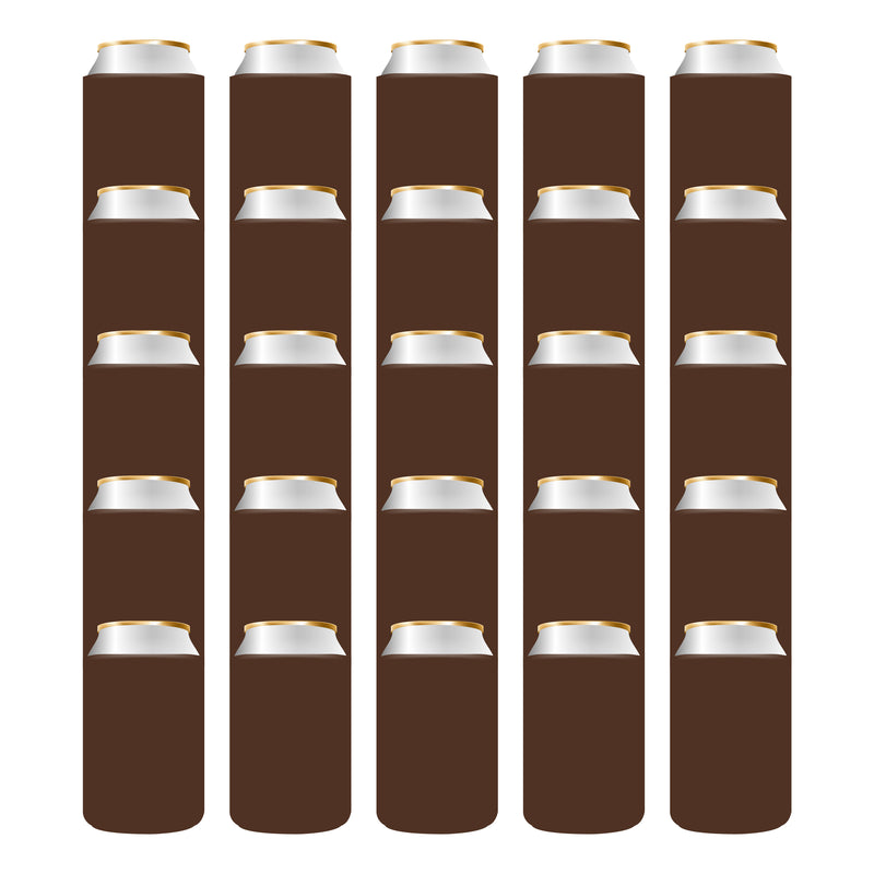 50 Can Cooler Sleeves, Wholesale Bulk Can Coolies Foam Beer Insulated Sleeves Regular 12 oz Can - QualityPerfection