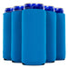Slim Classic Blue Blank Neoprene Can Cooler Slim Skinny Coolie 12 oz - QualityPerfection