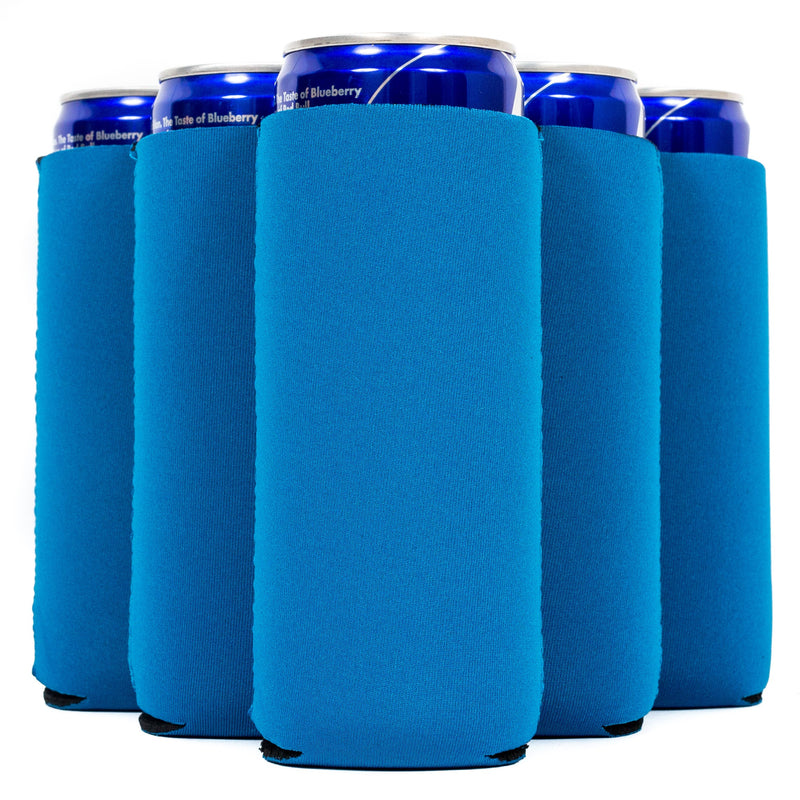 Slim Can Cooler Sleeves, Premium 4mm Skinny Can Coolers Neoprene 24 Pack - QualityPerfection